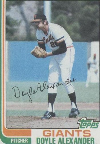1982 Topps - Doyle Alexander #364