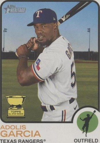 2022 Topps Heritage - Adolis Garcia #83