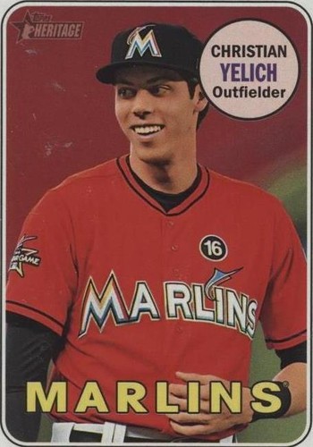 2018 Topps Heritage - Christian Yelich #341
