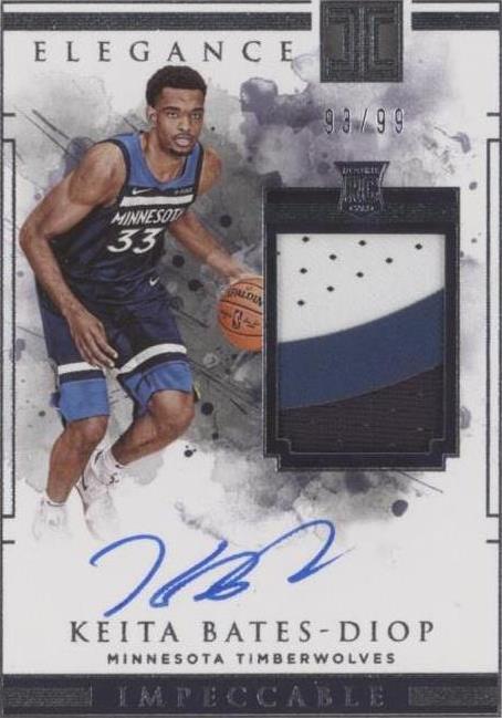 2018-19 Panini Impeccable - Keita Bates-Diop #147