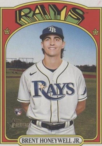 2021 Topps Heritage High Number - Brent Honeywell #523