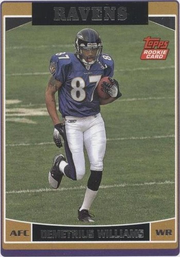 2006 Topps Demetrius Williams #375