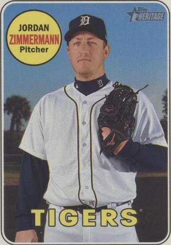 2018 Topps Heritage High Number - Jordan Zimmermann #501
