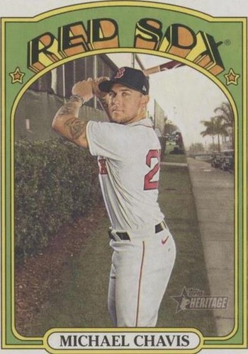 Topps now Autographed by Michael Chavis /49 979078 | eBay