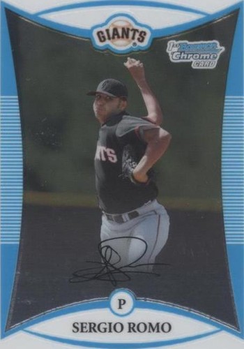 2008 Bowman Chrome - Sergio Romo #BCP4