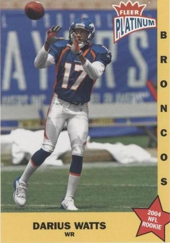 2004 Fleer Platinum Darius Watts #162