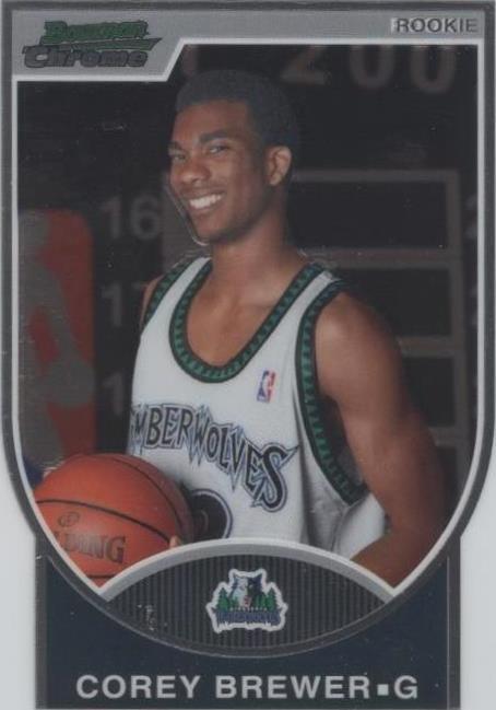 2007-08 Bowman Draft Picks & Stars - Corey Brewer #115