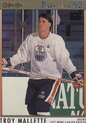 1991-92 O-Pee-Chee Premier - Troy Mallette #39