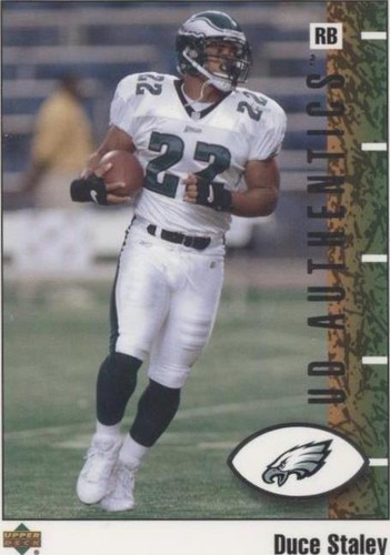 2002 UD Authentics Duce Staley #66