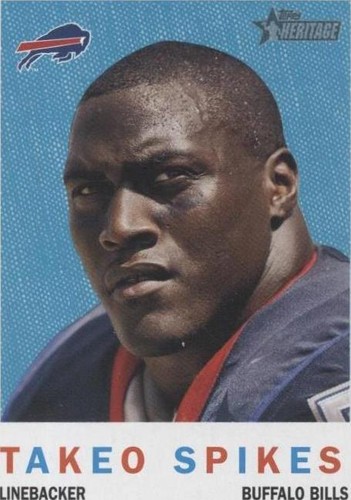 2005 Topps Heritage Takeo Spikes #104