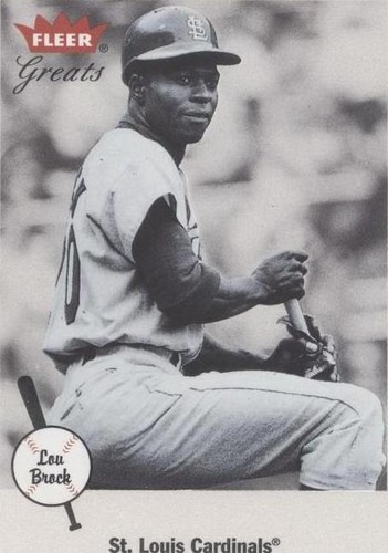 2002 Fleer Greats - Lou Brock #6