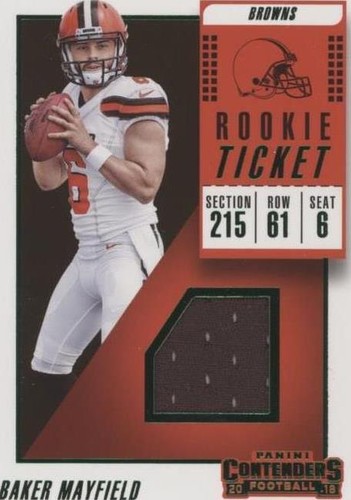 2018 Panini Contenders Baker Mayfield #RTS-1