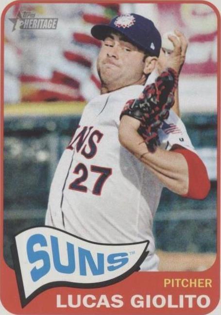 2014 Topps Heritage Minor League Edition - Lucas Giolito #6