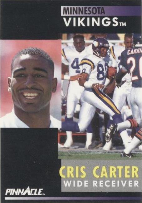 Pinnacle Cris Carter #125 1991