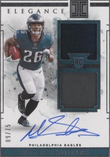 2019 Panini Impeccable Miles Sanders #125