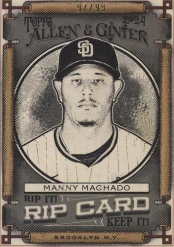 2024 Topps Allen & Ginter - Manny Machado #RIP-MM