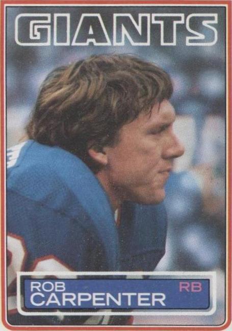 1983 Topps Rob Carpenter #122