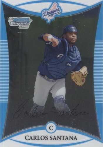 2008 Bowman Chrome - Carlos Santana #BCP134