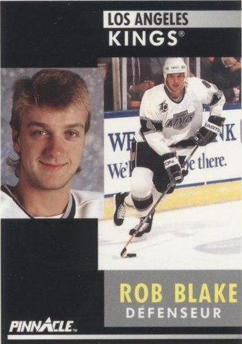 1991-92 Pinnacle French - Rob Blake #201