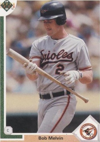 1991 Upper Deck - Bob Melvin #310