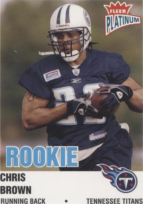Fleer Platinum Chris Brown 2003 #266