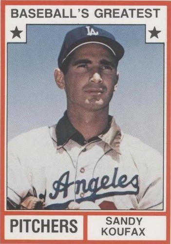 1982 TCMA Baseball's Greatest - Sandy Koufax #1982-8