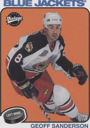 2001-02 Upper Deck Vintage - Geoff Sanderson #72