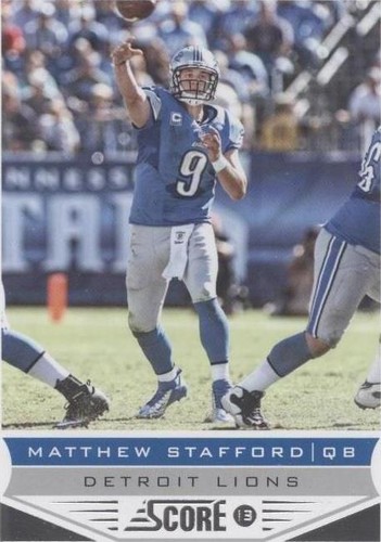 2013 Score Matthew Stafford #68