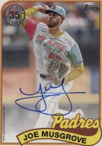 2024 Topps Series 1 - Joe Musgrove #89BA-JMU