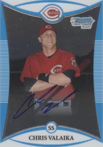 2008 Bowman Chrome - Chris Valaika #BCP269