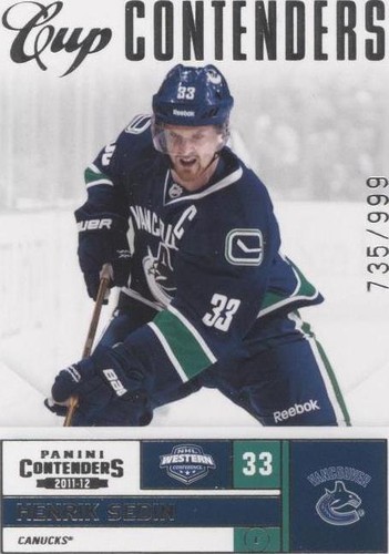 2011-12 Panini Playoff Contenders - Henrik Sedin #145