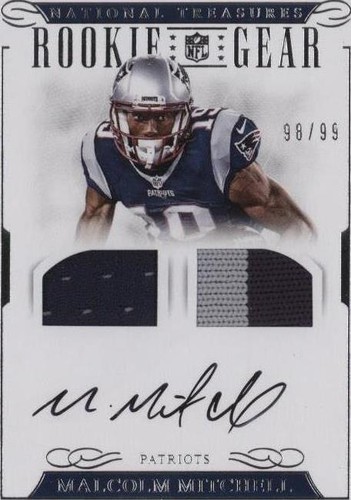 2016 Panini National Treasures Malcolm Mitchell #24
