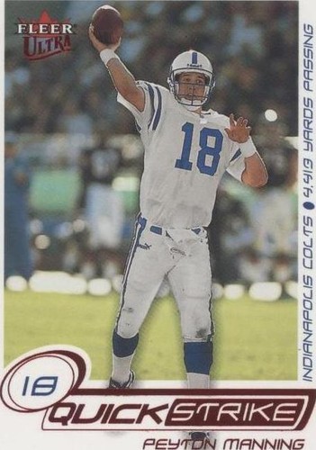 その他 1998 ULTRA PEYTON MANNING ROOKIE Peyton Manning 1998 Ultra Tennessee Rookie Card #201 (3668