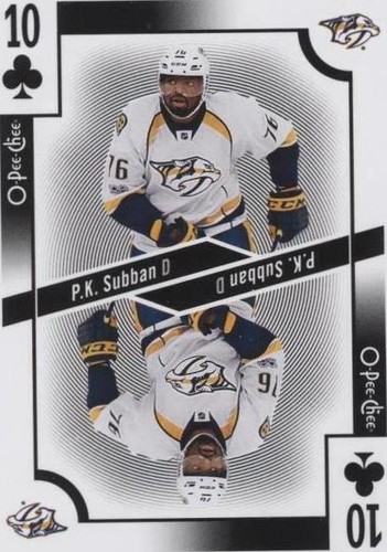 2017-18 O-Pee-Chee - P. K. Subban #10C