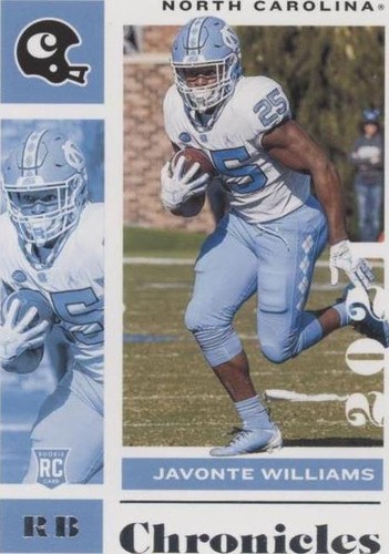 2021 Panini Chronicles Draft Picks Javonte Williams #17