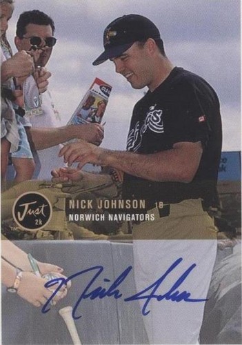2000 Just Minors - Nick Johnson #BA-14
