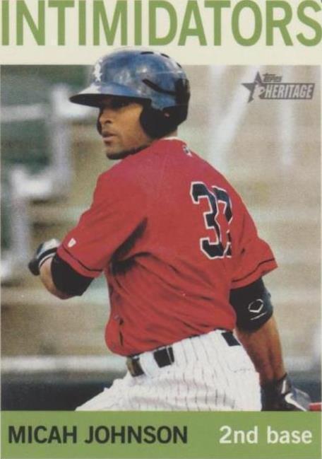 Topps Heritage 2013 edición de ligas menores - Micah Johnson #106