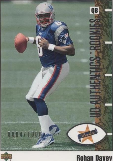 2002 UD Authentics Rohan Davey #119