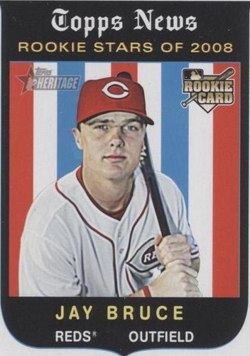 2008 Topps Heritage High Number - Jay Bruce #547