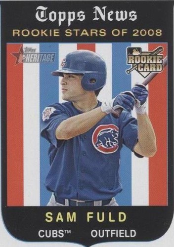 2008 Topps Heritage - Sam Fuld #123