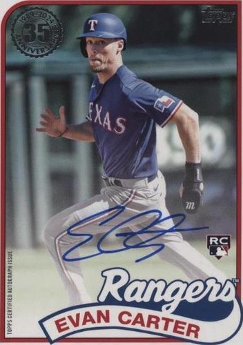 2024 Topps Series 1 - Evan Carter #89BA-EC
