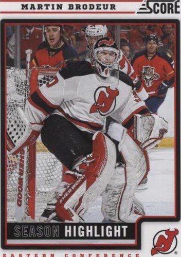 2012-13 Score - Martin Brodeur #30