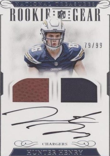 2016 Panini National Treasures Hunter Henry #10