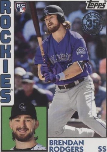 2019 Topps Update Series - Brendan Rodgers #84-36
