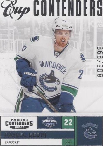 2011-12 Panini Playoff Contenders - Daniel Sedin #146