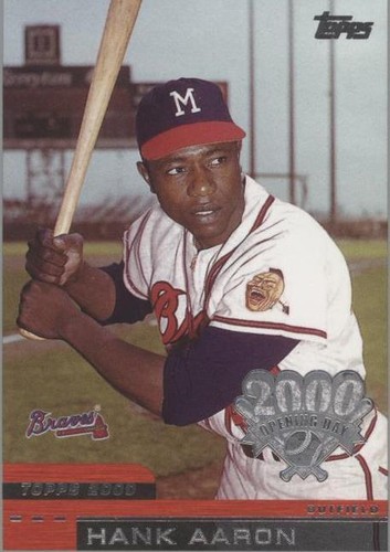 2000 Topps Opening Day - Hank Aaron #22
