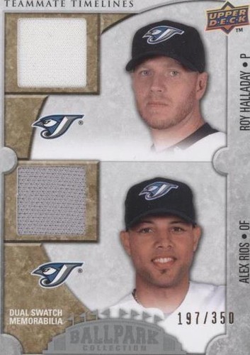 2009 Upper Deck Ballpark Collection - Alex Rios Roy Halladay #162