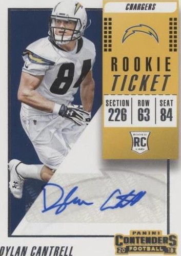 2018 Panini Contenders Dylan Cantrell #288