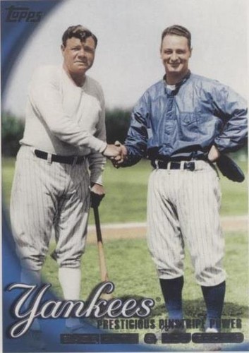 2010 Topps - Babe Ruth Lou Gehrig #637