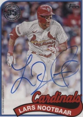 Topps Chrome Lars Nootbaar Rookie Cosmic Blue 98/99 WBC Card Topps Chrome Lars Nootbaar Rookie Cosmic Blue 98/99 WBC Card